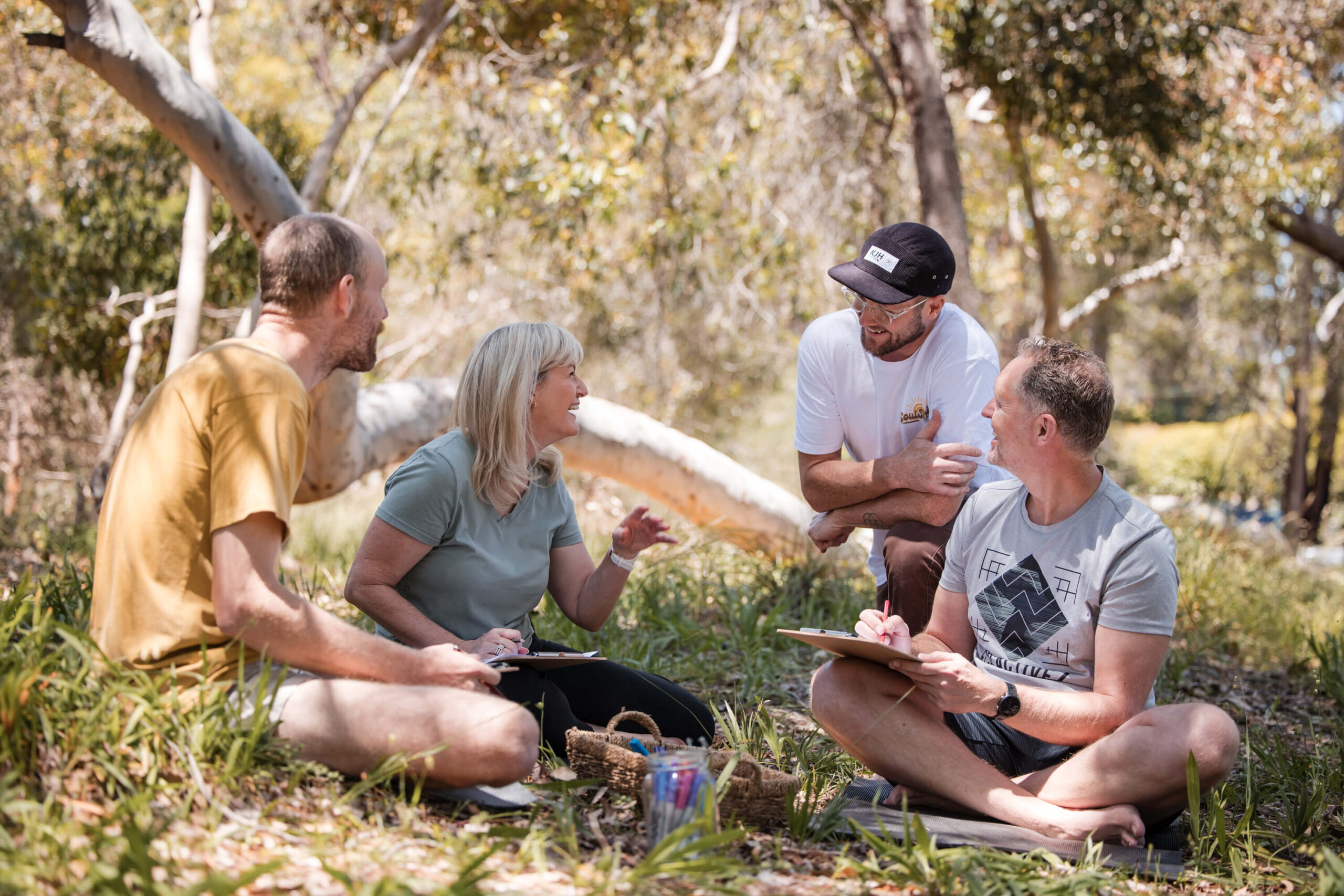 Community members workshoping their mural ideas