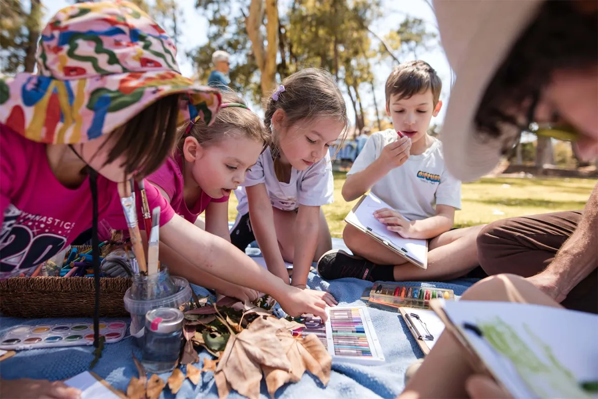 Mindful art workshops for kids