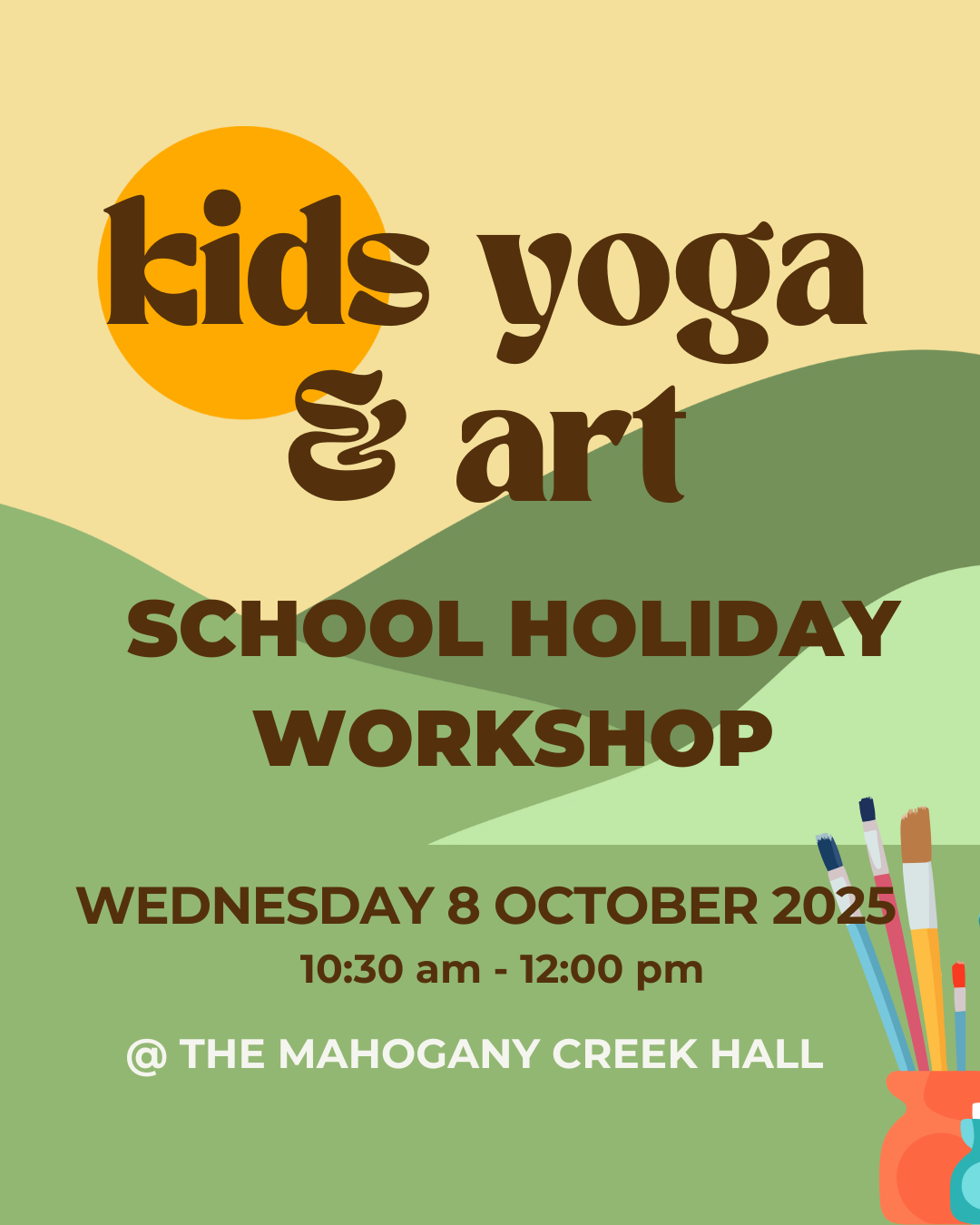 Kids Yoga and Art School Holiday Program
